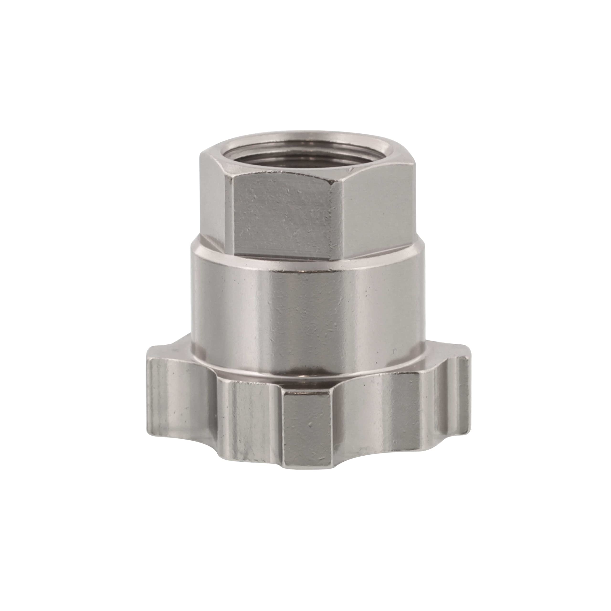 Master Airbrush adapter front view showing secure fit and quick conversion benefit