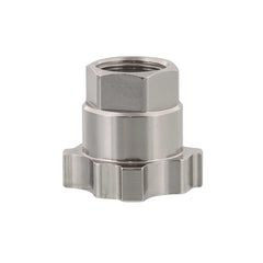 Master Airbrush adapter front view showing secure fit and quick conversion benefit