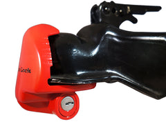 Master Lock close-up of locking mechanism highlighting corrosion resistance benefit