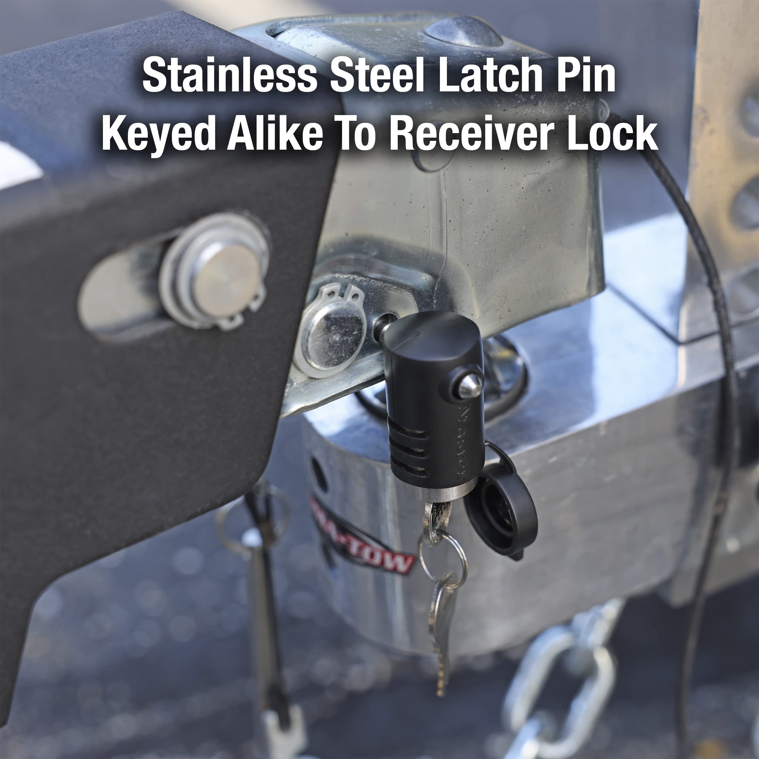 Master Lock size comparison next to ruler showing compact footprint for easy storage and transport