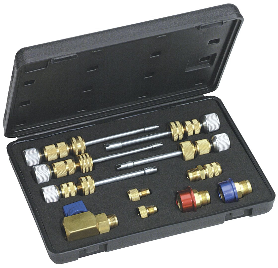 Mastercool front view with case open showing organized kit and fast access
