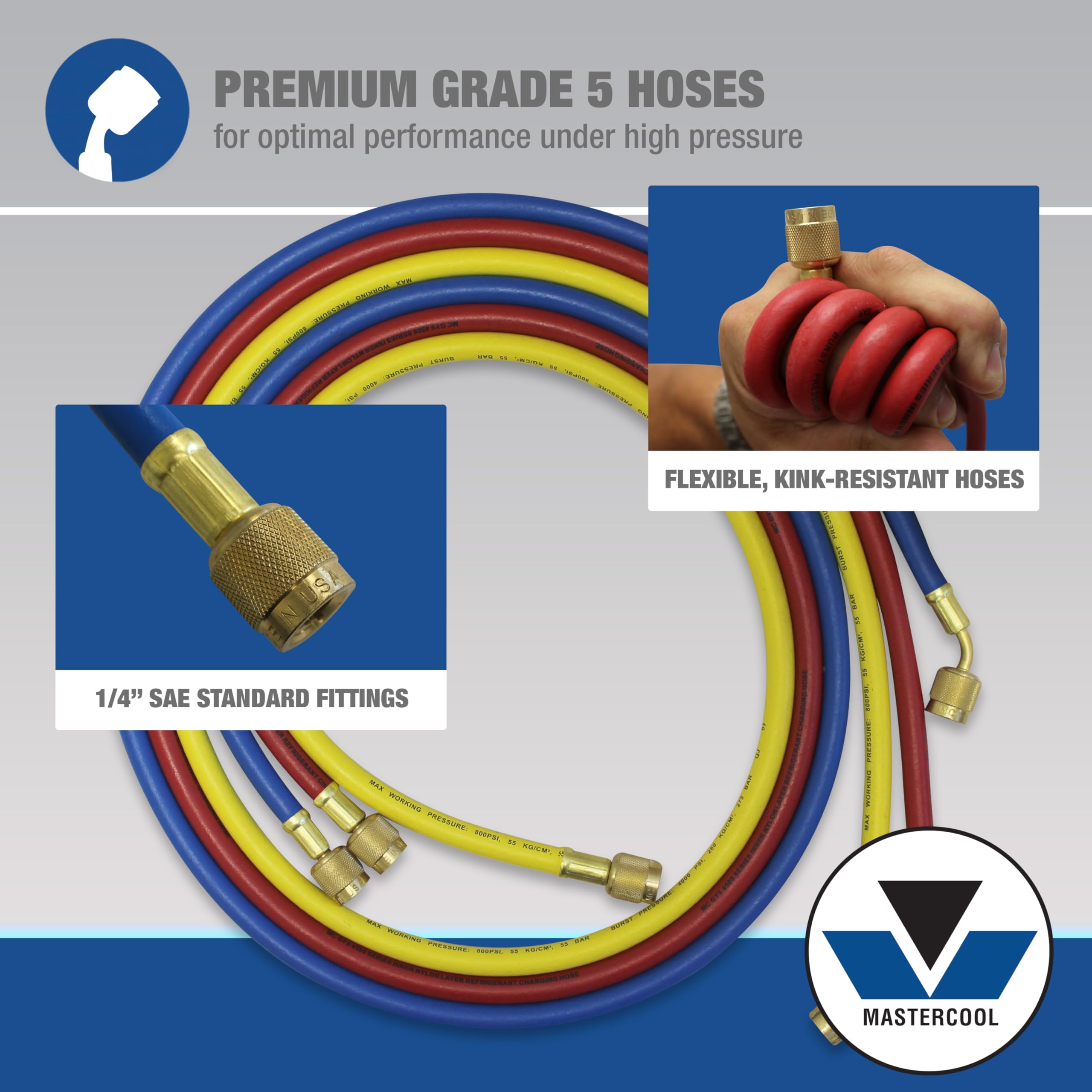 Mastercool 59161 in-use on HVAC unit demonstrating compatibility and field utility