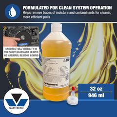 Mastercool 90032 oil clarity in pump sight glass, enables fast condition checks