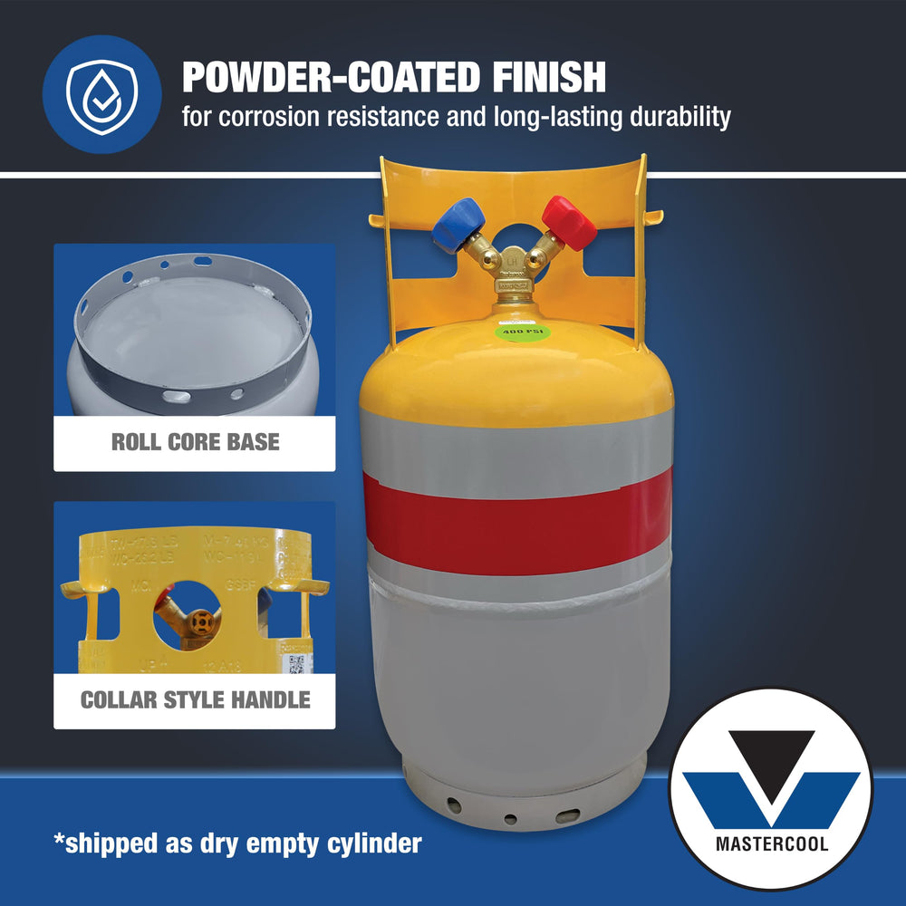 Mastercool powder‑coated finish closeup resisting corrosion on jobsite