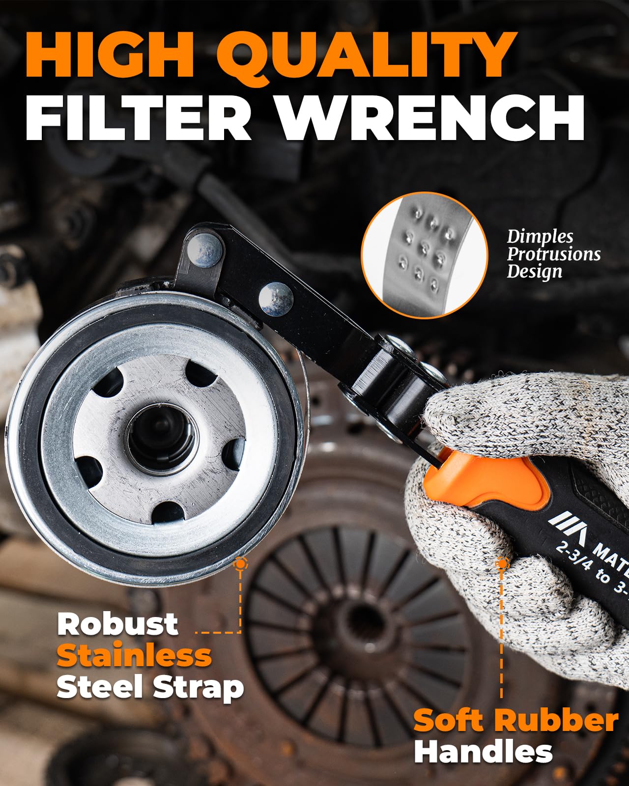 MateAuto three-jaw adapter detail demonstrating adjustable fit and ratchet compatibility