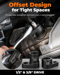 MateAuto 72-tooth quick-release ratchet detail showing precise control and fast socket changes