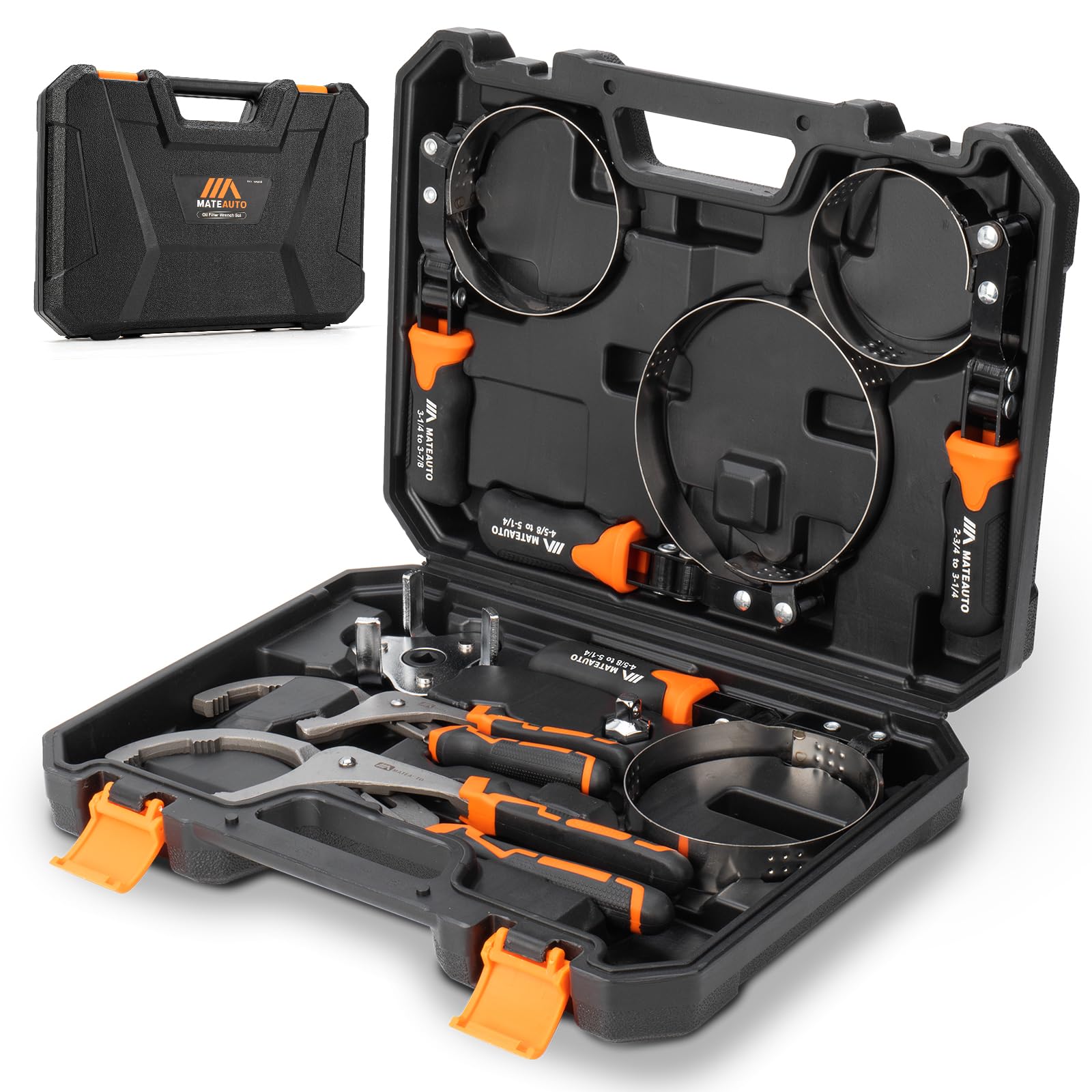 MateAuto front view of wrench set showing complete kit for fast selection