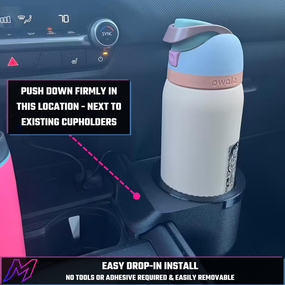 MATERIUM side profile holding Stanley 40oz, prevents wobble and shake