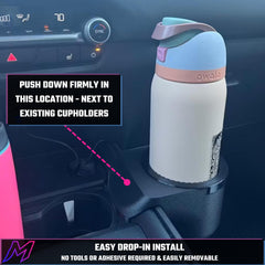 MATERIUM side profile holding Stanley 40oz, prevents wobble and shake