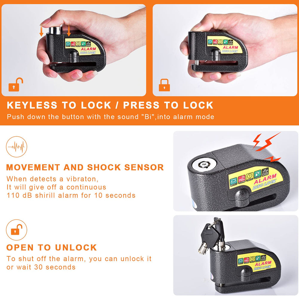 Mathtoxyz 5ft reminder cable attached to lock showing user safety and prevention benefit