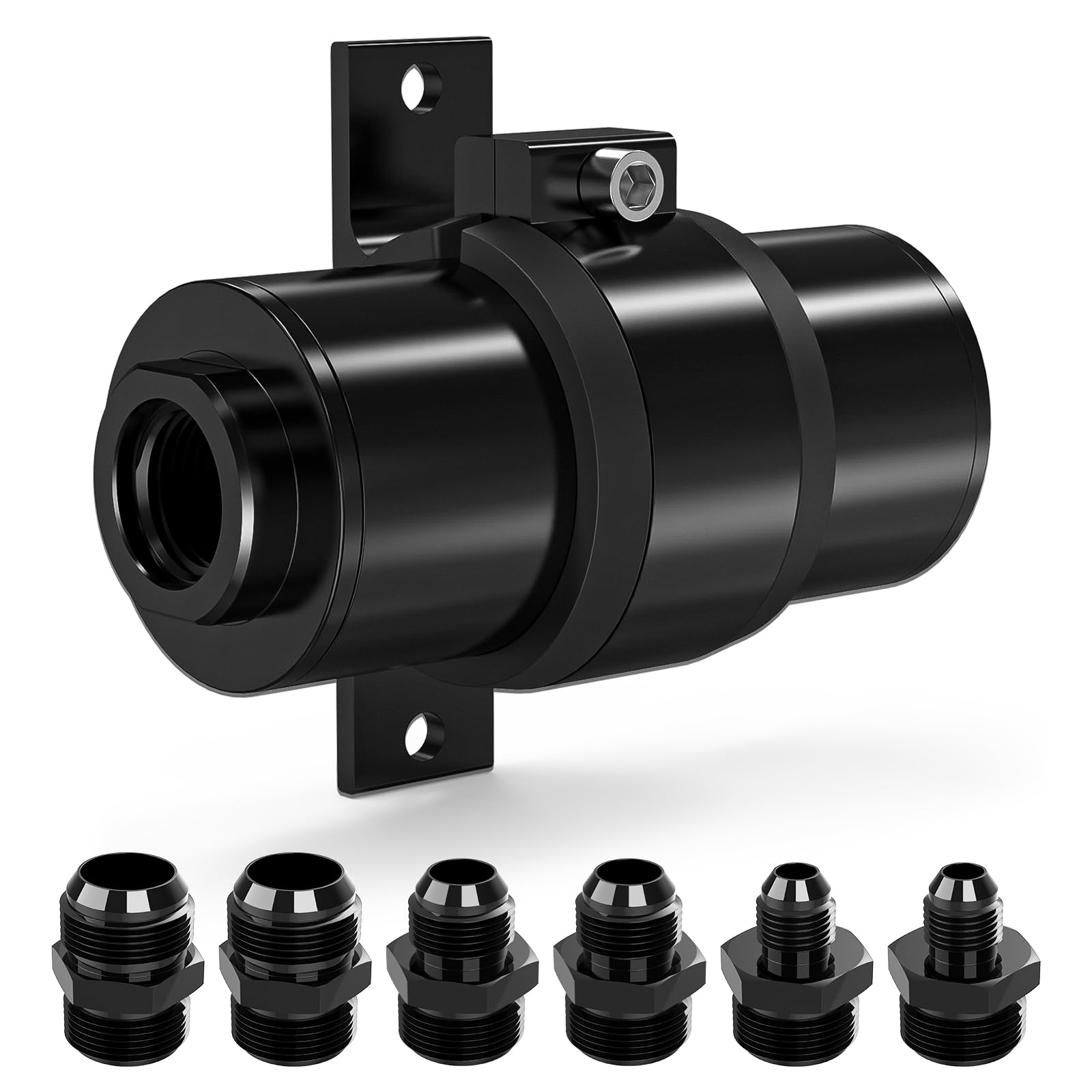 MATWEI front view aluminum filter showing compact durable housing and secure mounts