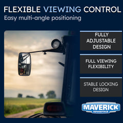 Maverick Advantage close-up of curved glass improving visibility