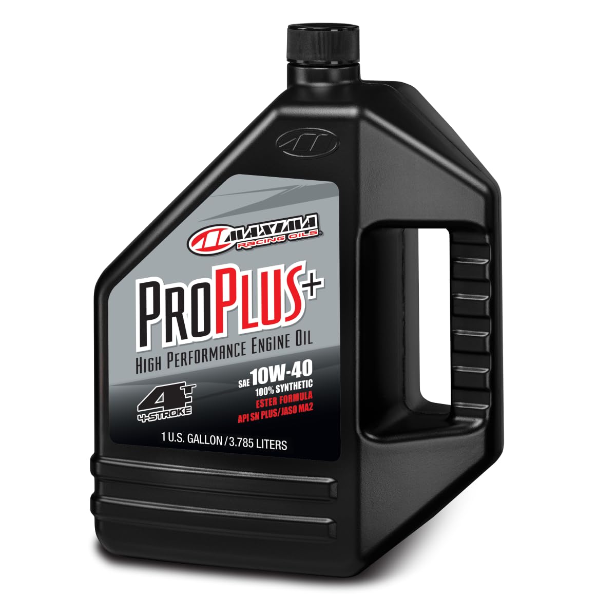 Maxima Pro Plus+ bottle front label showing product name and benefits