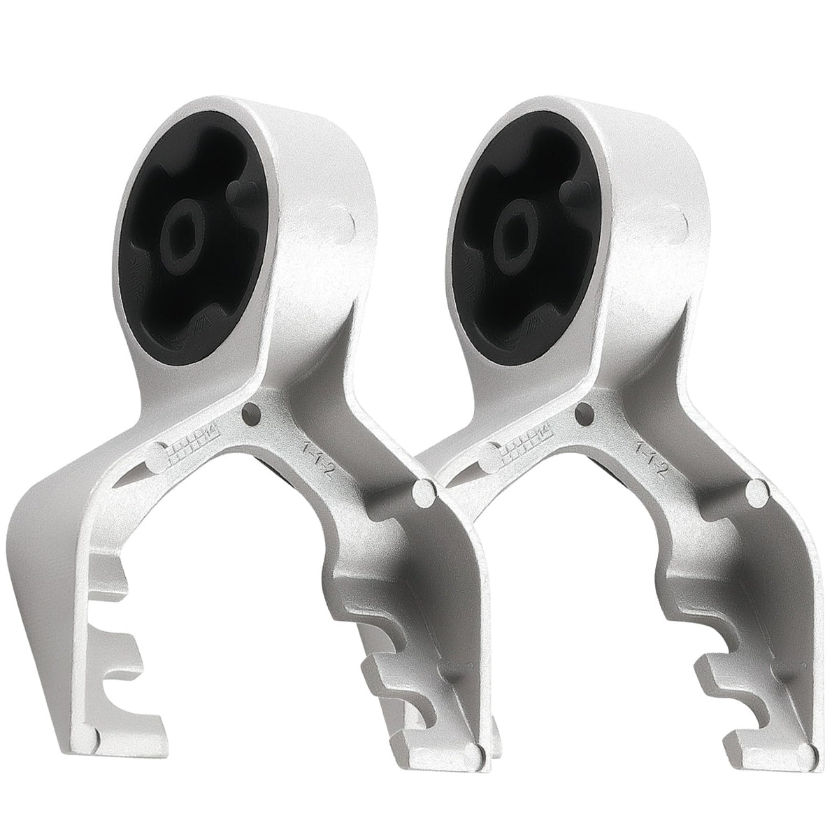 maXpeedingrods front view of muffler hanger brackets shows secure fit benefit
