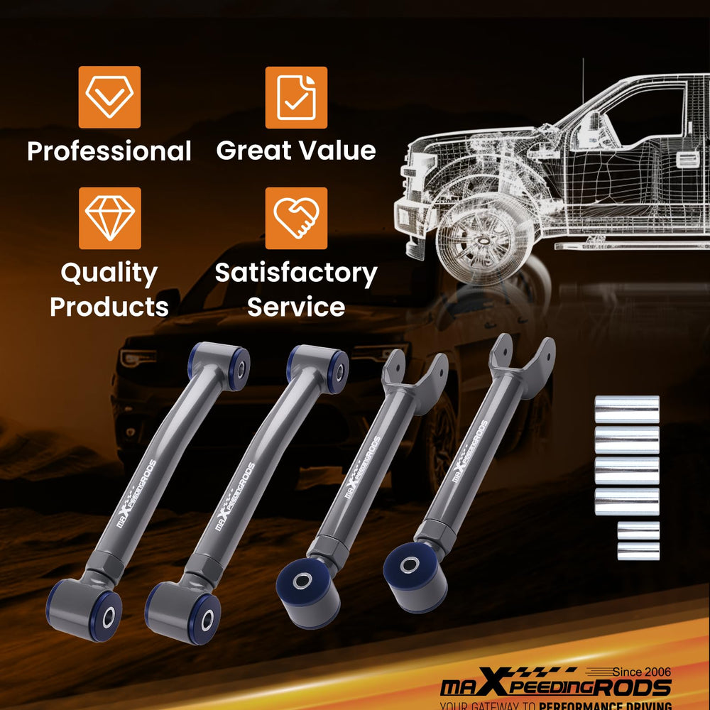 maXpeedingrods control arms on off-road Jeep in mud showing improved stability and confidence