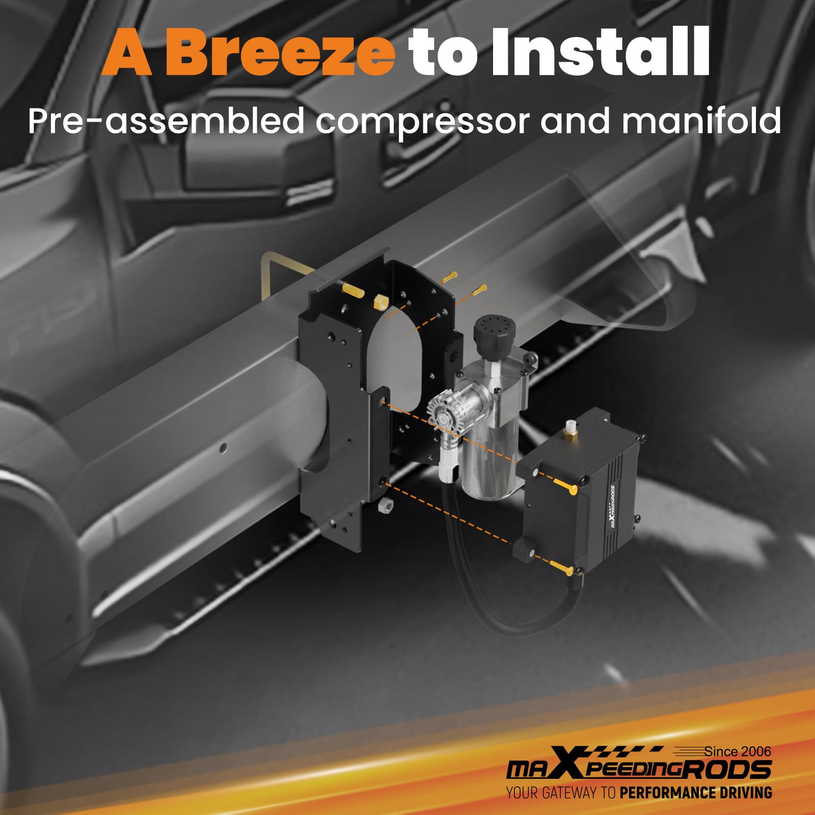maXpeedingrods remote controller in hand offering one-touch pressure control