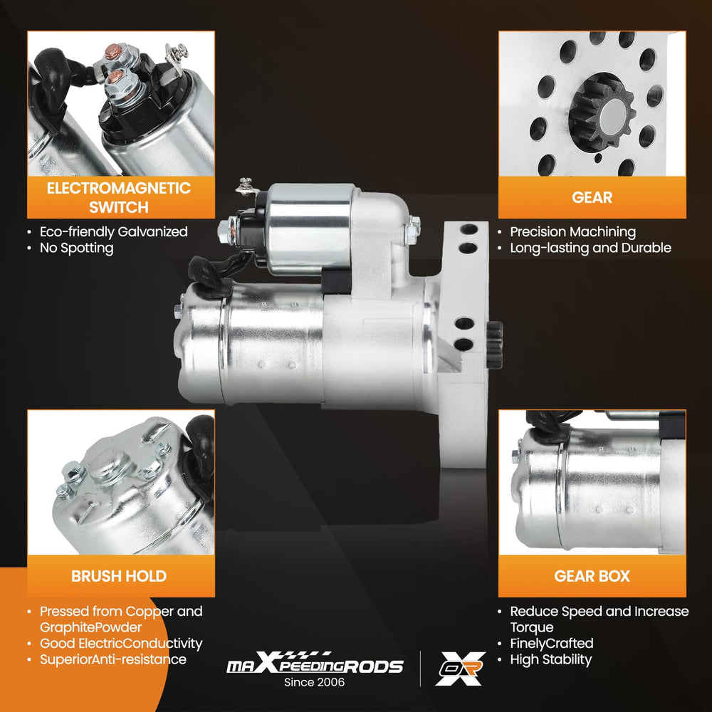 maXpeedingrods starter during garage install showing straightforward swap benefit