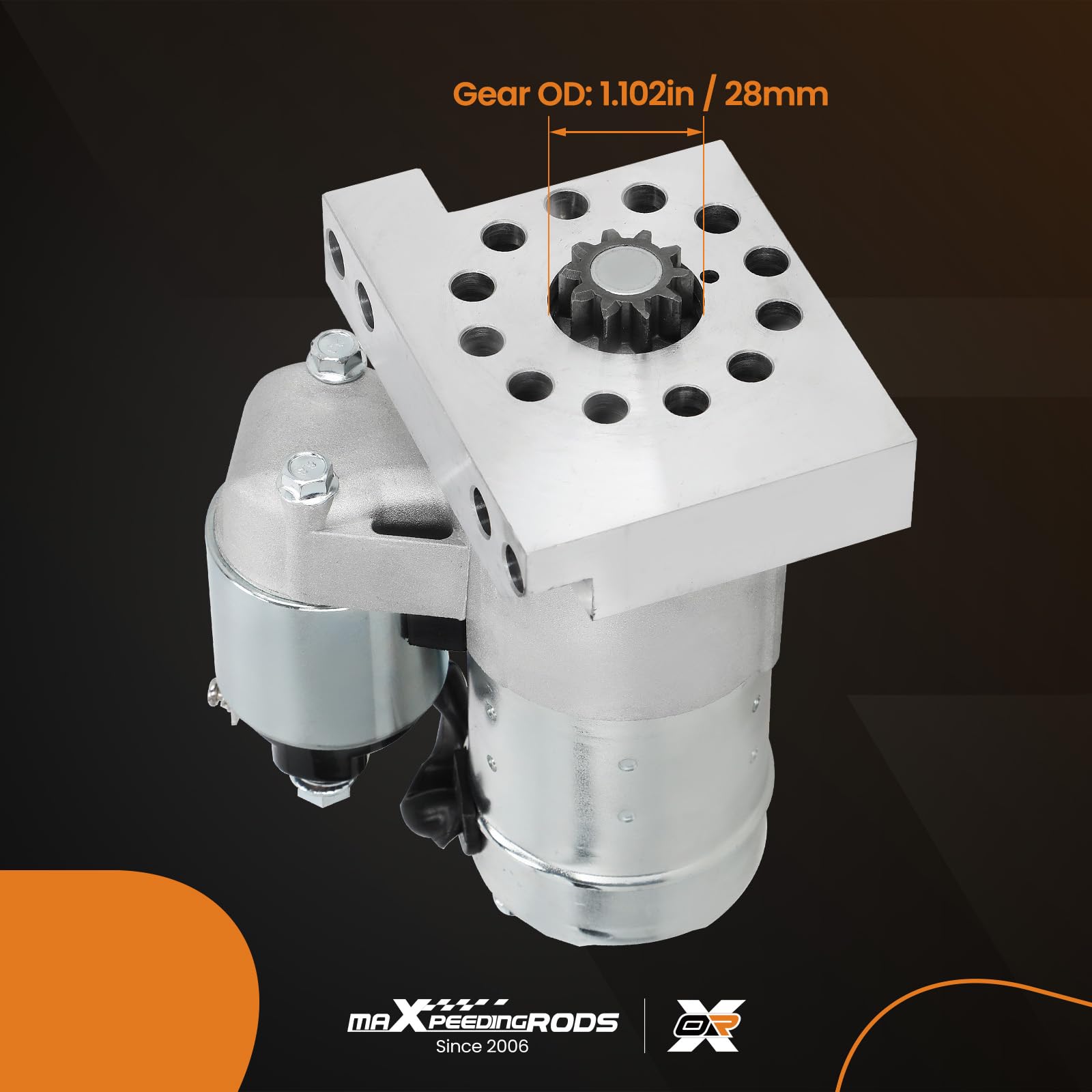 maXpeedingrods starter packaging and included hardware for hassle-free replacement