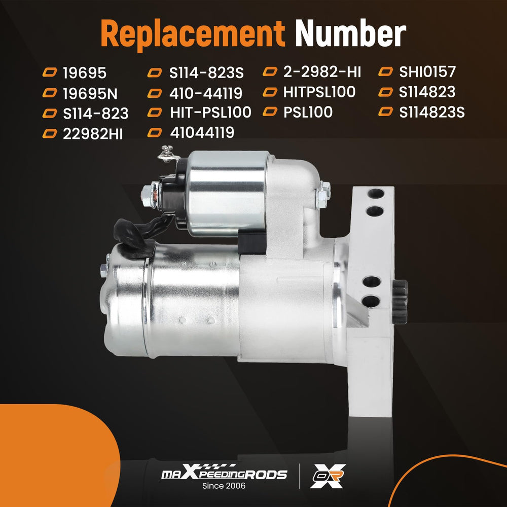 maXpeedingrods side label clearly showing part number for easy identification