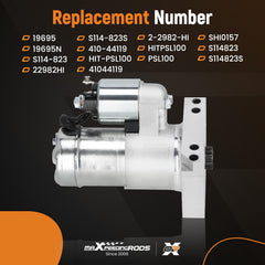 maXpeedingrods side label clearly showing part number for easy identification