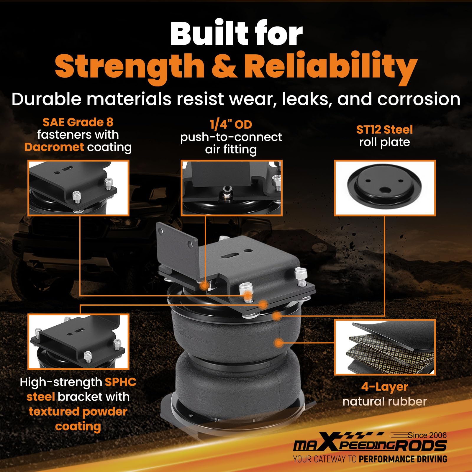 maXpeedingrods valve and fittings detail for easy pressure adjustment and reliability