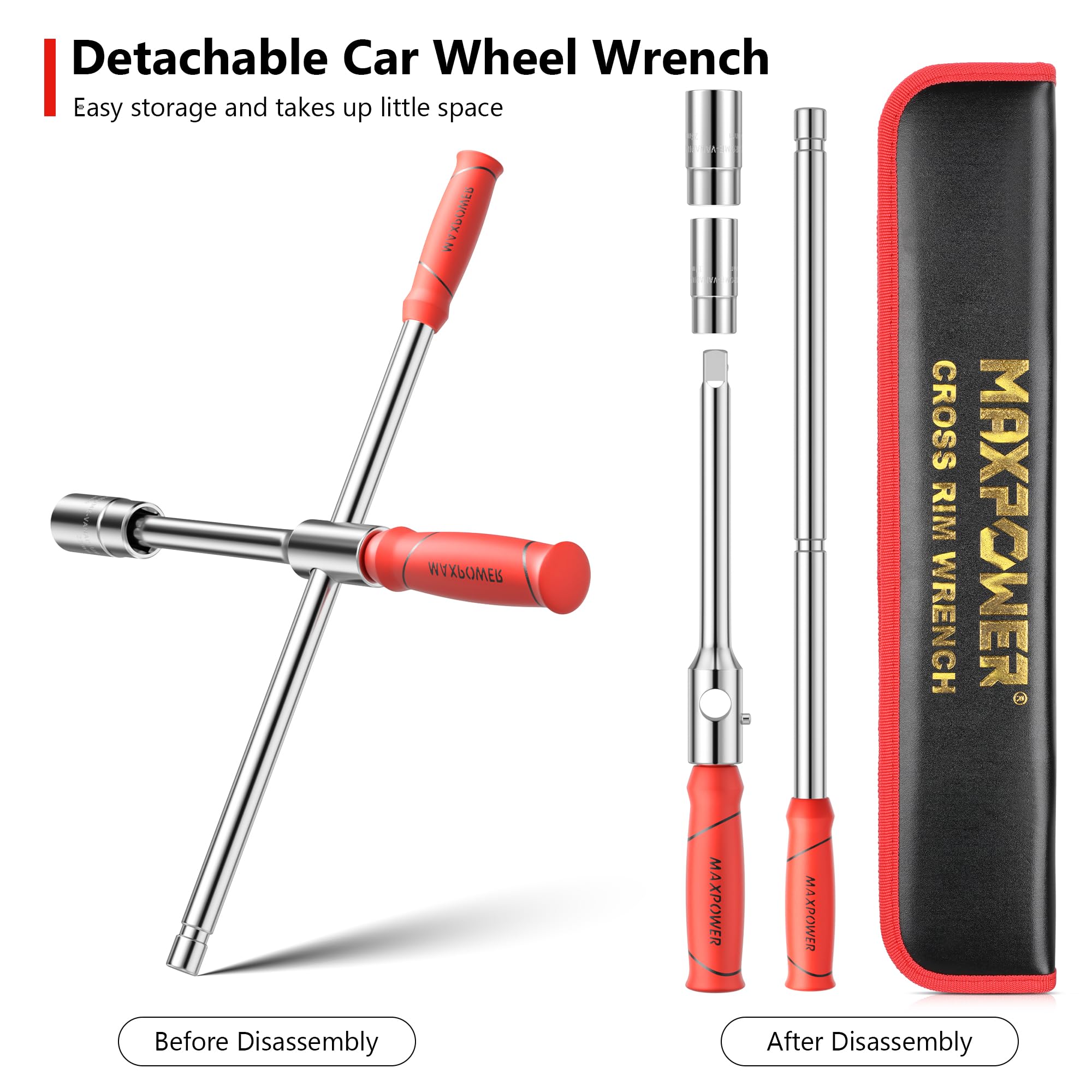 MAXPOWER forged steel plated finish highlighting durable corrosion resistance