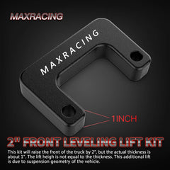 MAXRACING side profile demonstrating increased ground clearance benefit