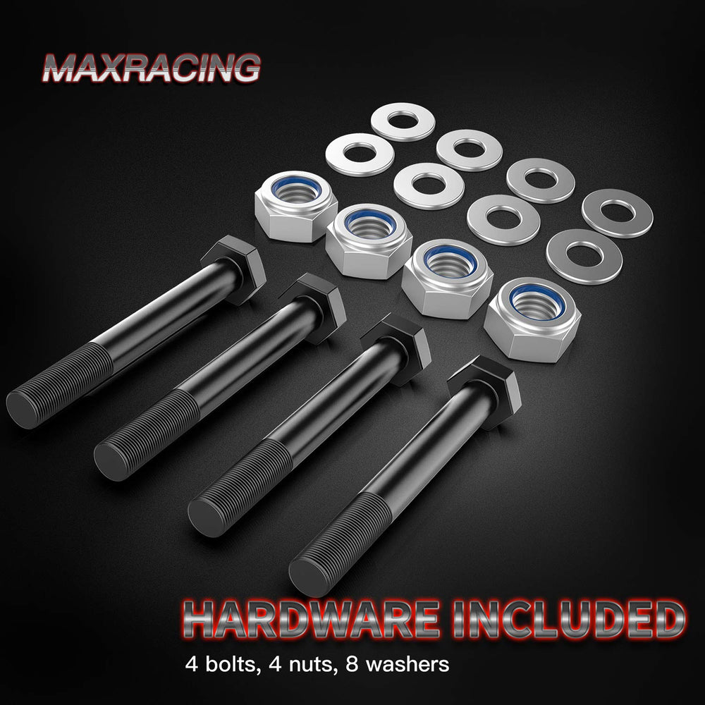 MAXRACING with larger tire showing improved clearance benefit