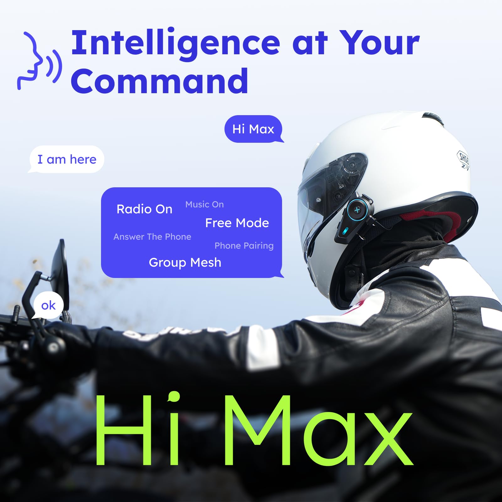 MAXRUNON D10 boom microphone detail for clear voice capture