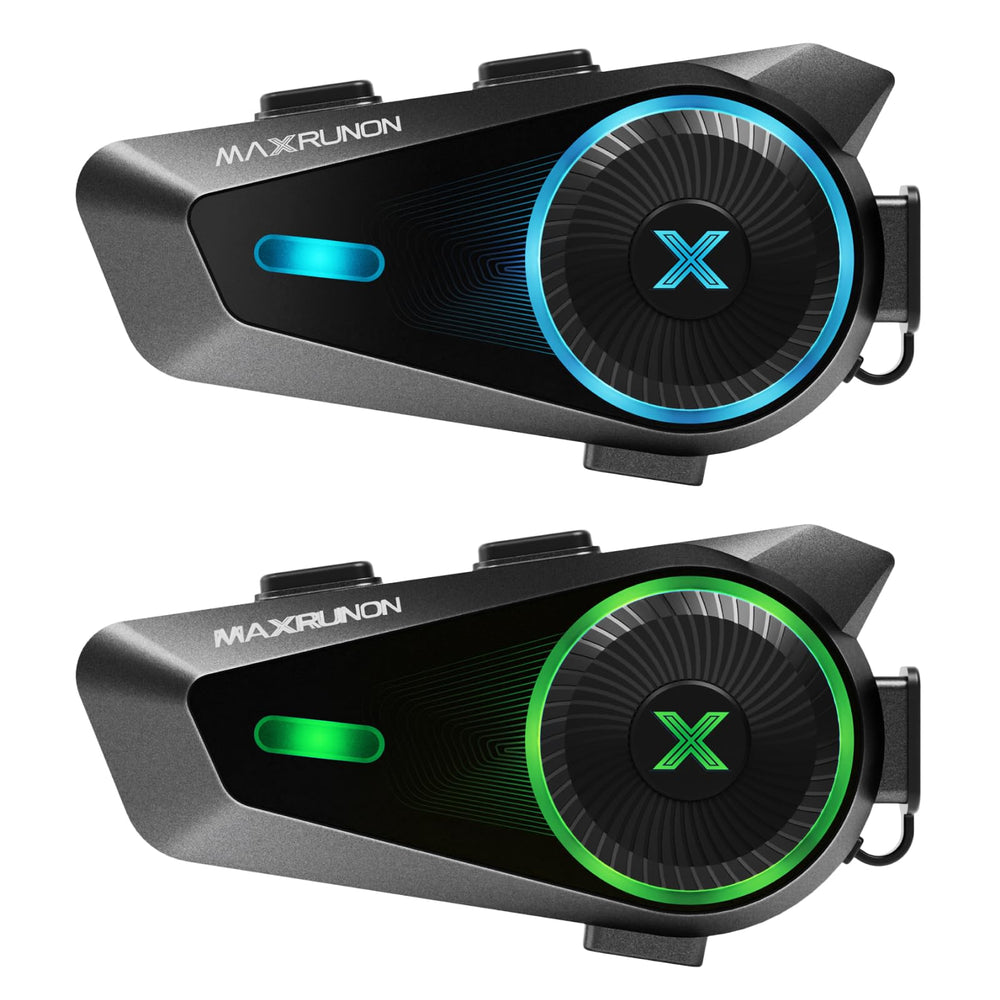 MAXRUNON D10 front packaging showing dual headset benefits