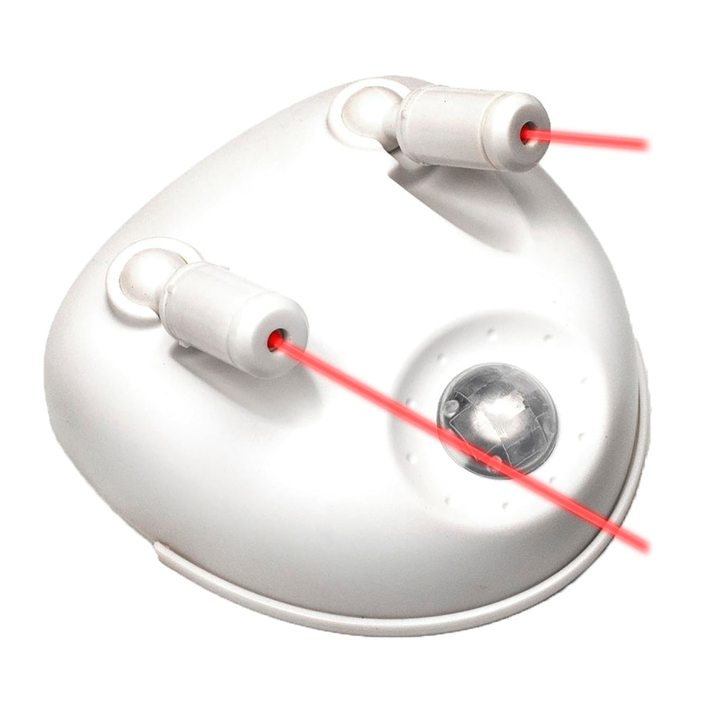 Maxsa Innovations laser spot on windshield providing clear stopping reference for drivers