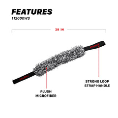 Maxshine close-up of loop strap handle for secure grip and control