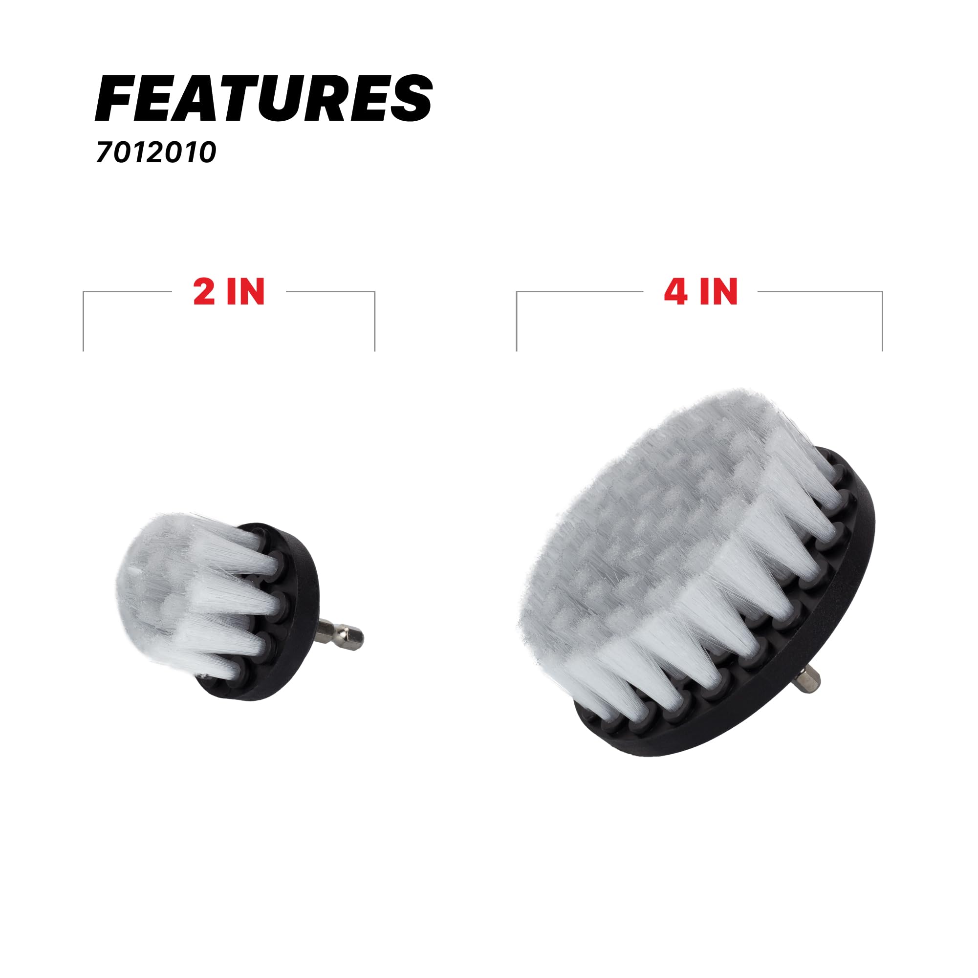 Maxshine close-up of transparent polypropylene bristles demonstrating soft yet effective agitation