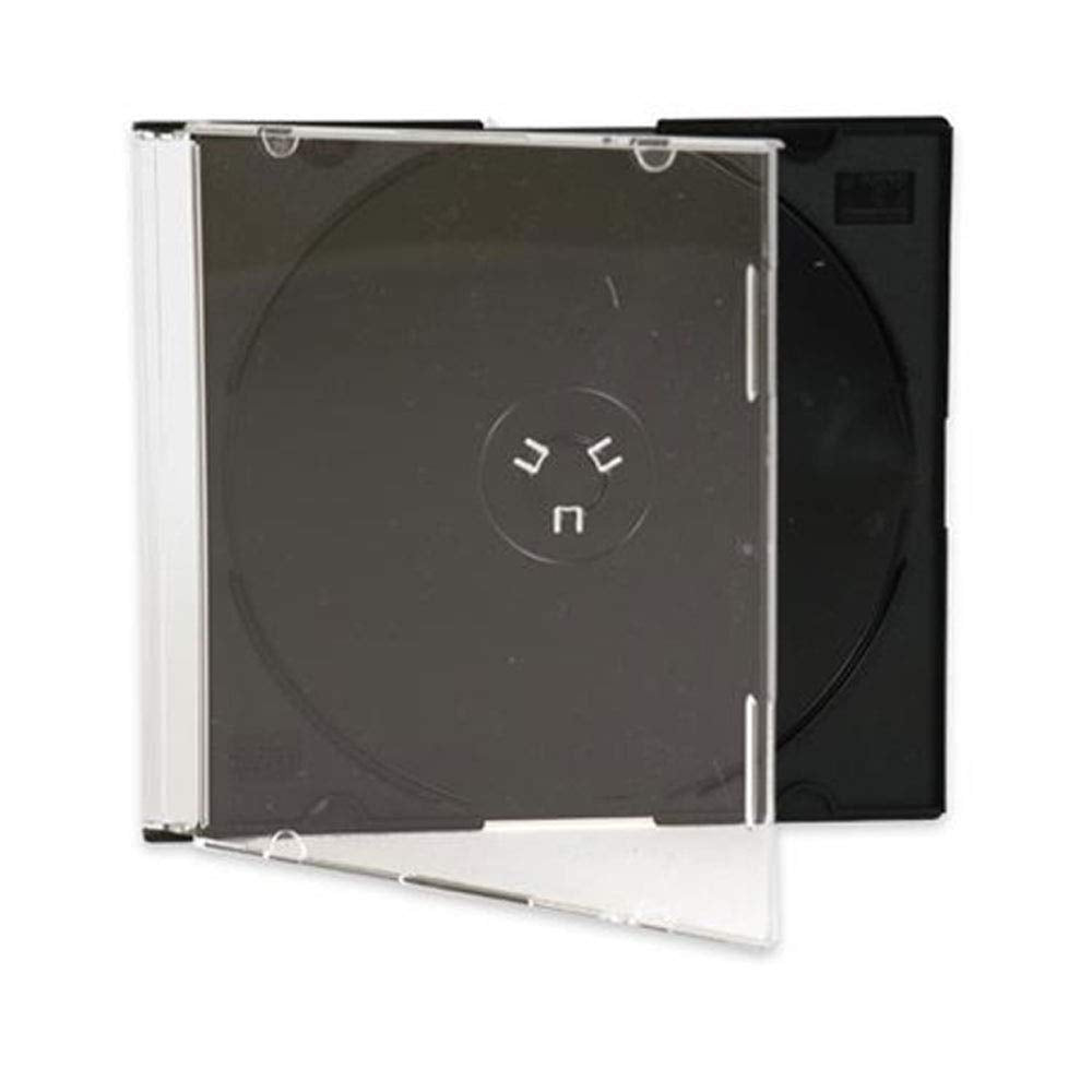 Maxtek slim jewel case front packaging showing clear cover and visible artwork benefit