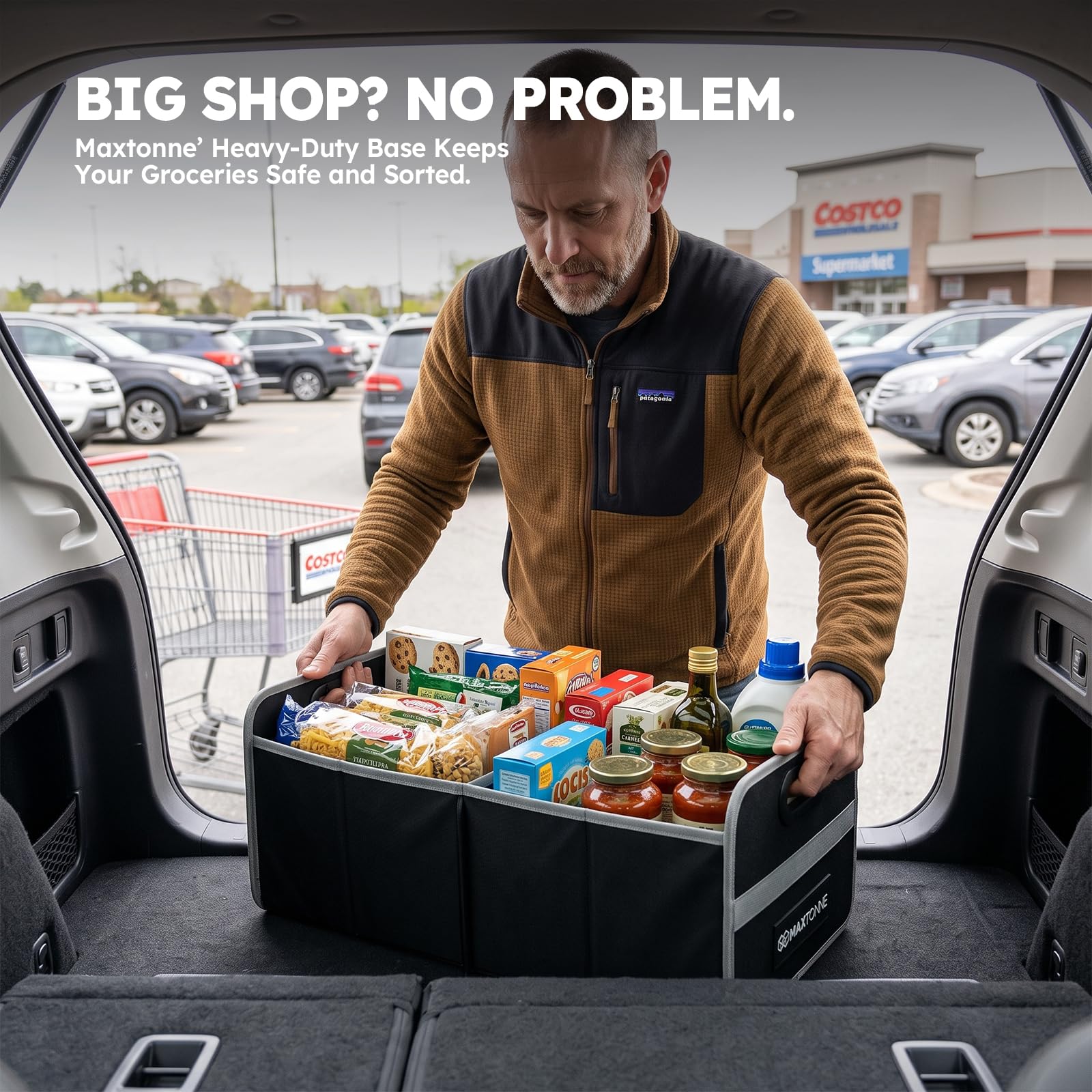 Maxtonne folded flat to 1.2 inches showing compact storage benefit