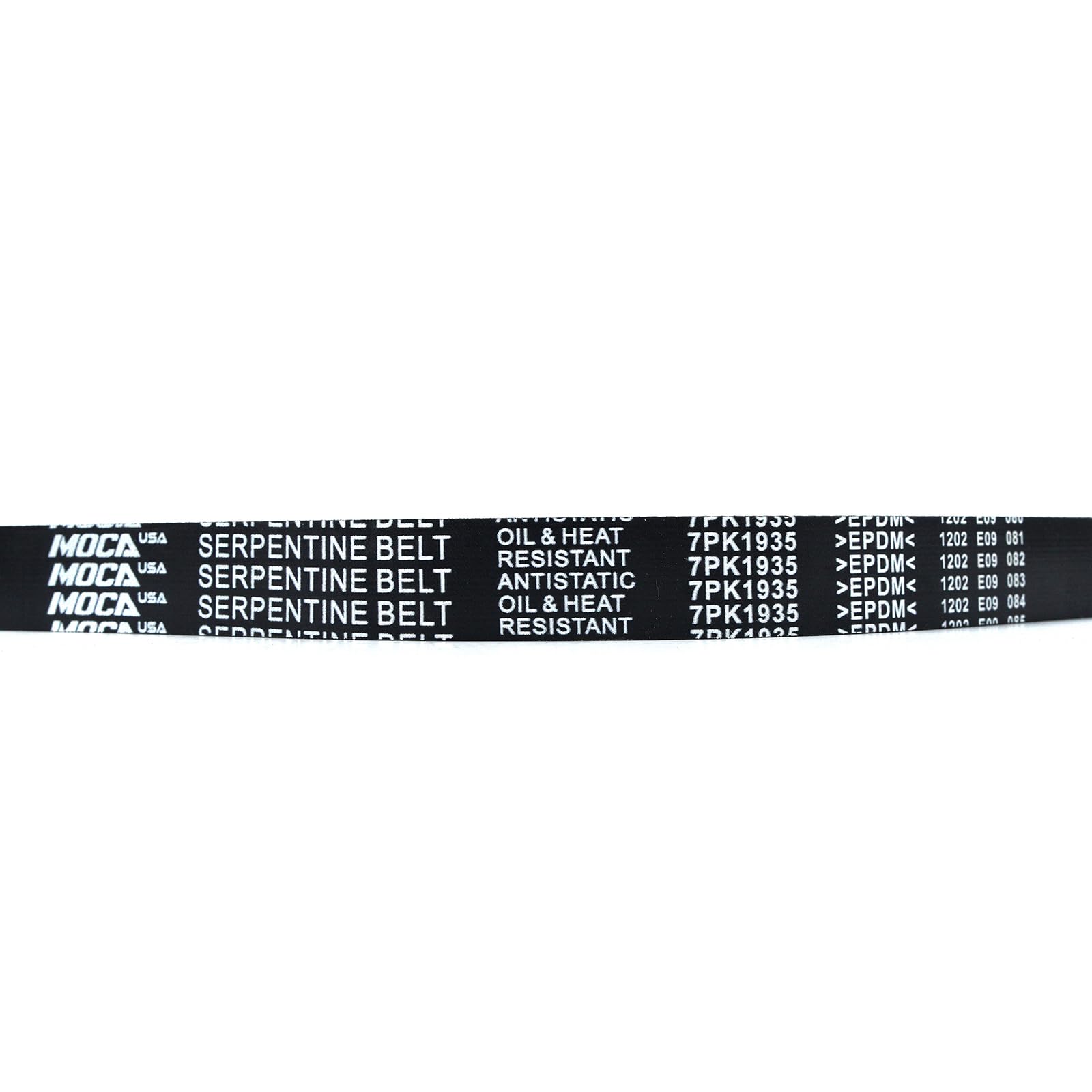 MAXWIN belt length shown beside ruler to confirm correct 7PK1935 sizing