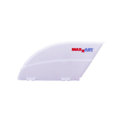 MAXXAIR FanMate front view showing rain protection and airflow benefit