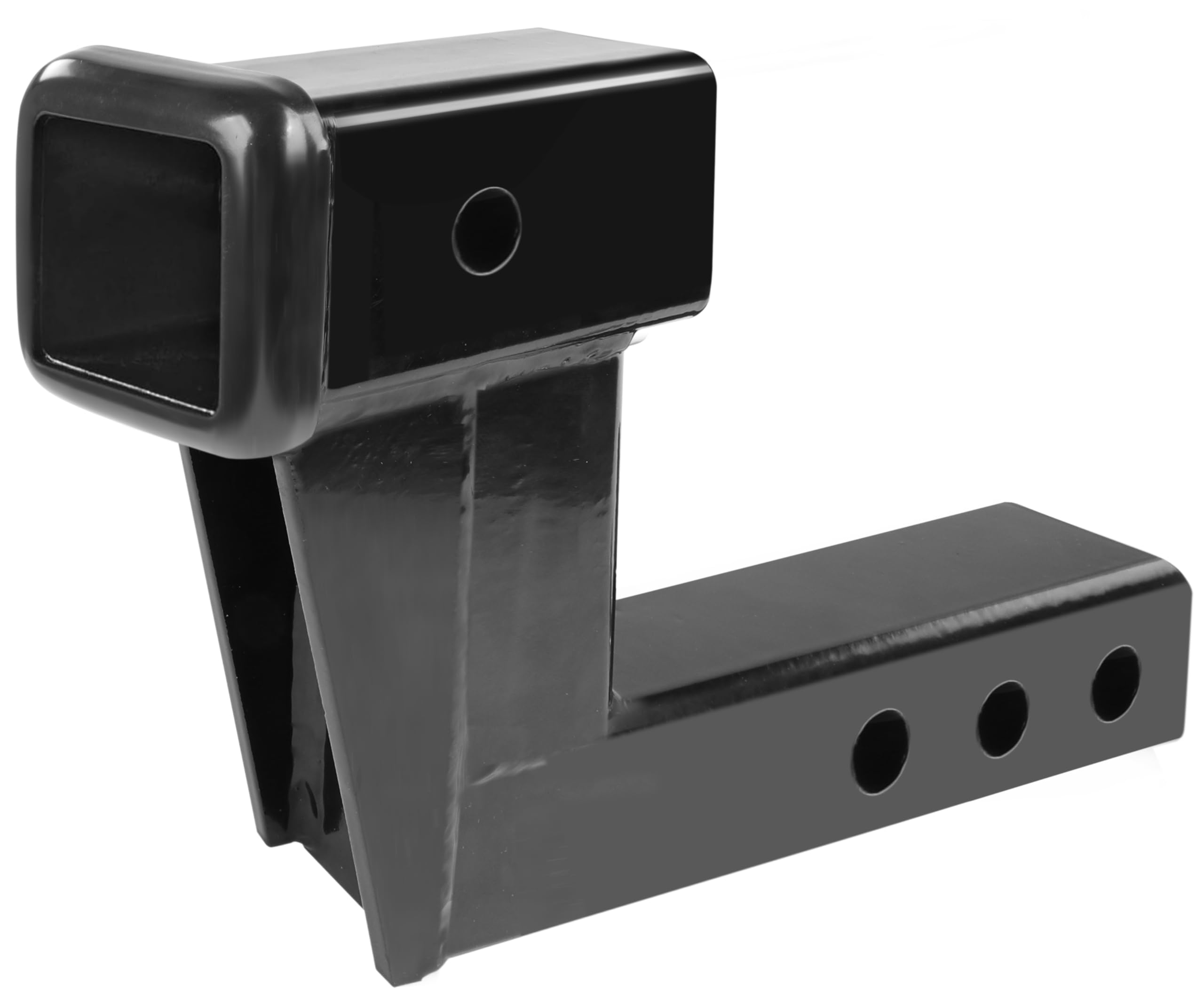 MaxxHaul 50650 front view showing riser shape and black finish, improving clearance
