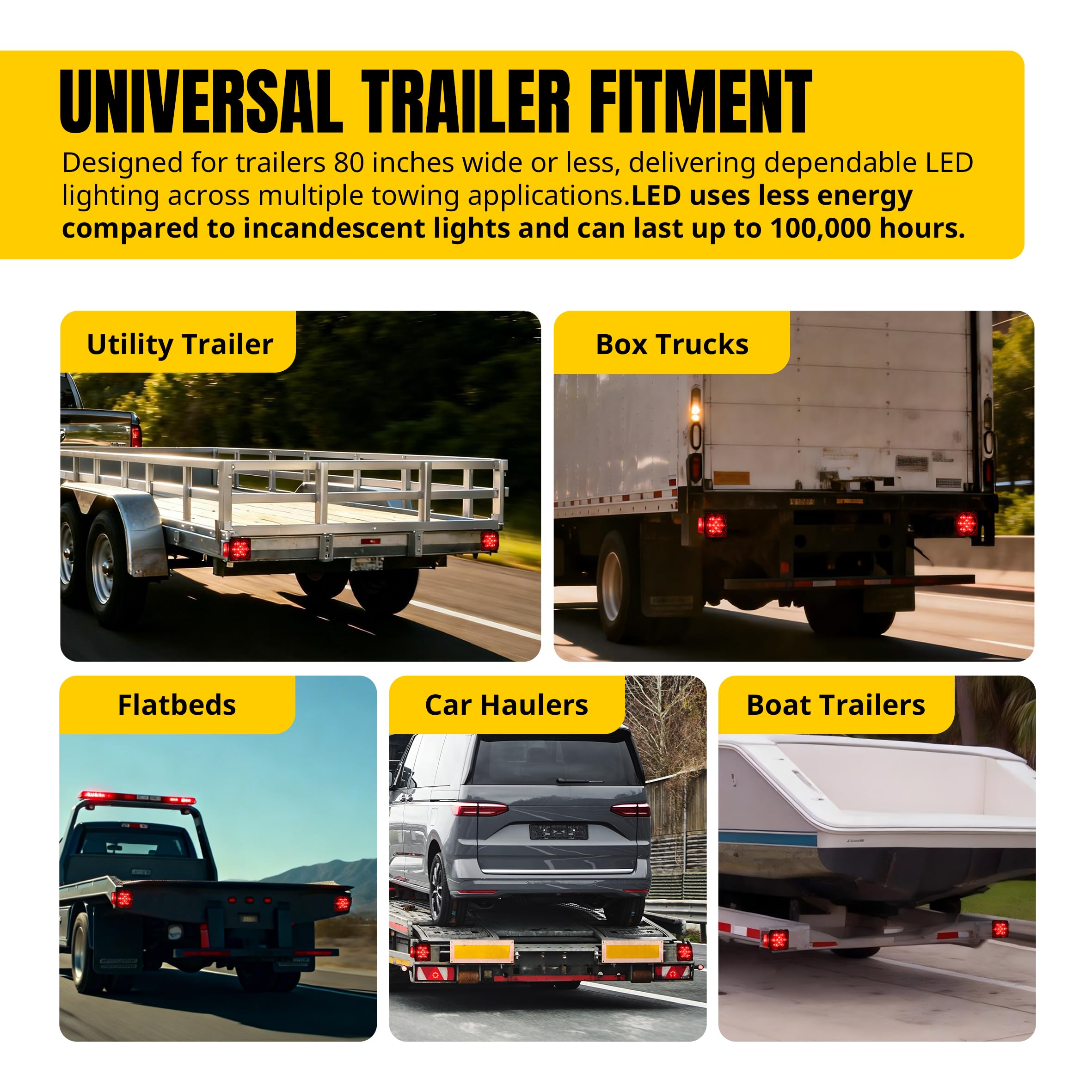 MAXXHAUL installed on a utility trailer showing improved rear signaling visibility