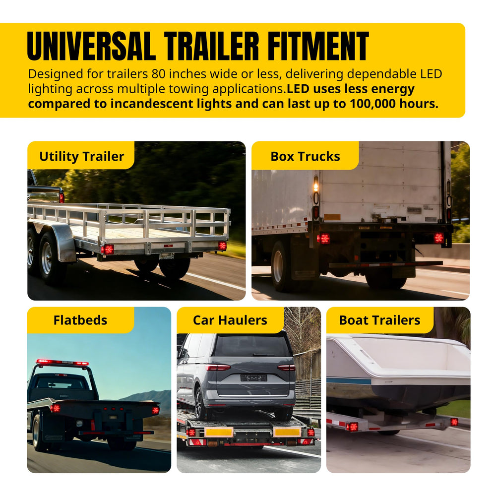 MAXXHAUL installed on a utility trailer showing improved rear signaling visibility