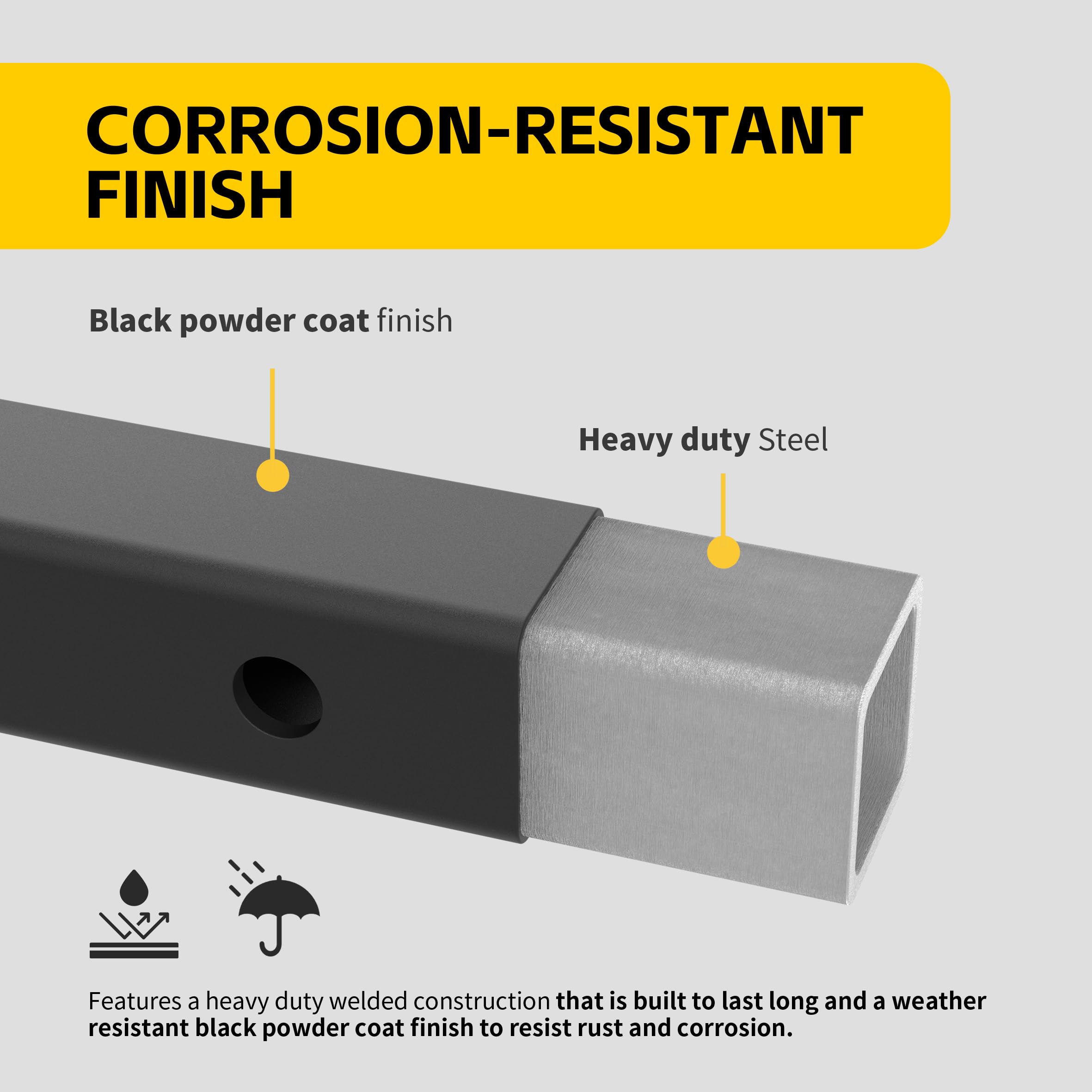 MaxxHaul pin and clip detail showing secure attachment and quick-release benefit