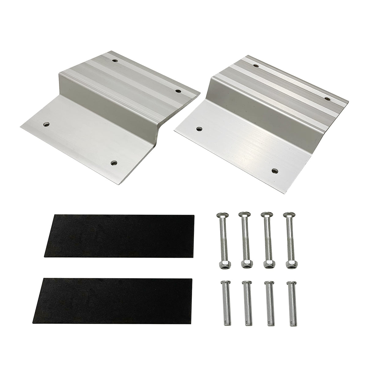 MAXXHAUL ramp top kit front view showing aluminum sleeves and ready-to-use design