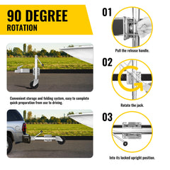 MAXXHAUL side-wind handle detail for easy, ergonomic lifting