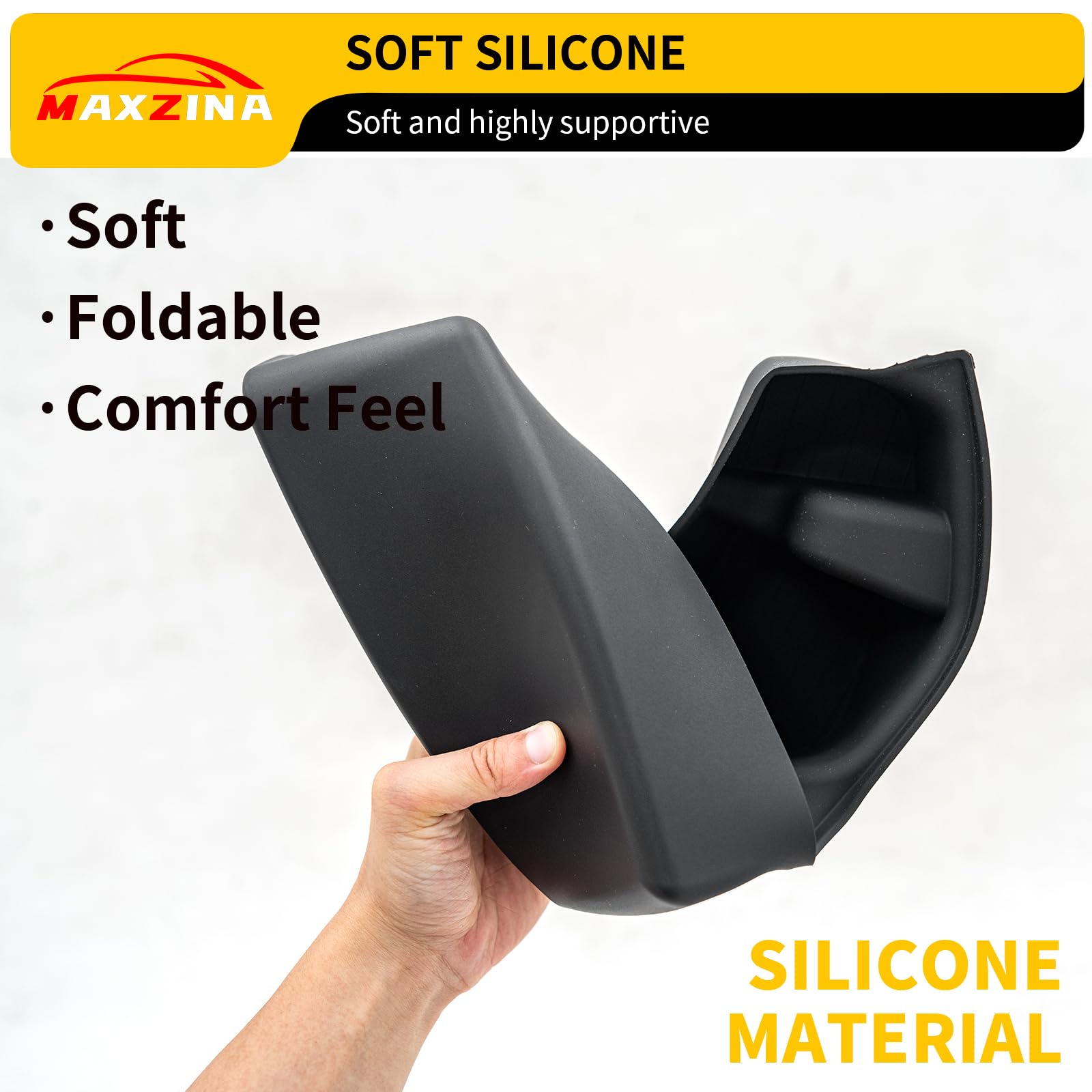 Maxzina close-up of silicone texture offering durable grip