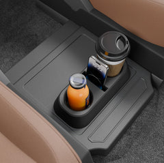 Maxzina front view seat cover showing clean flush surface and neat cabin benefit