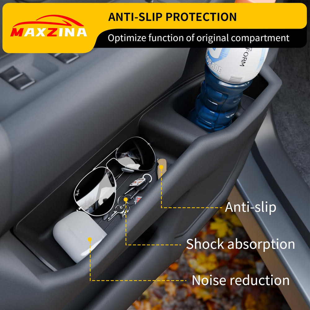 Maxzina installed in Honda Pilot door pocket reducing rattles