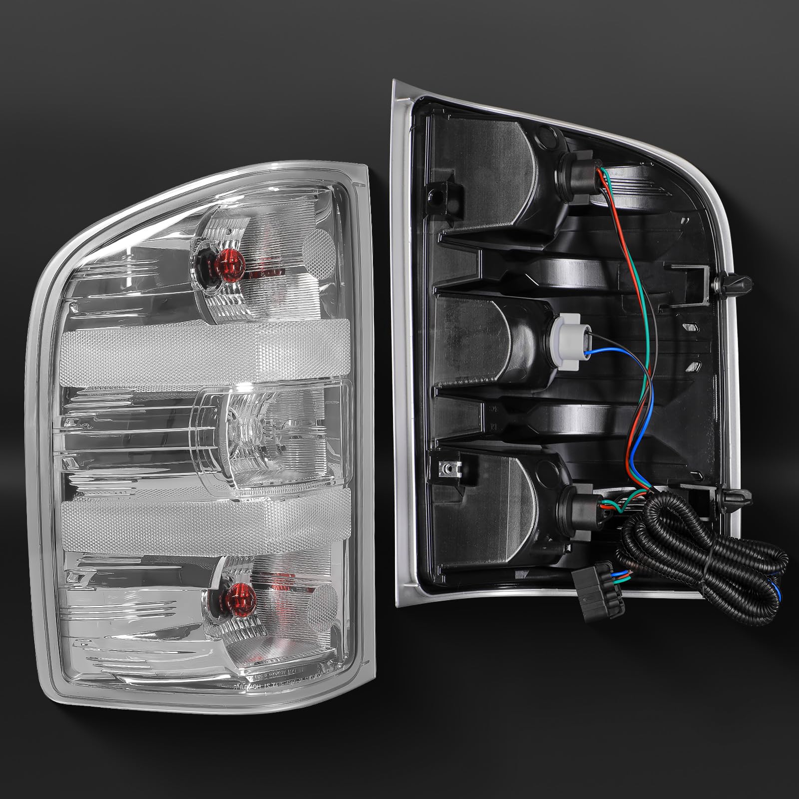 MAYELLO tail lights with included red bulbs ready to maintain original color