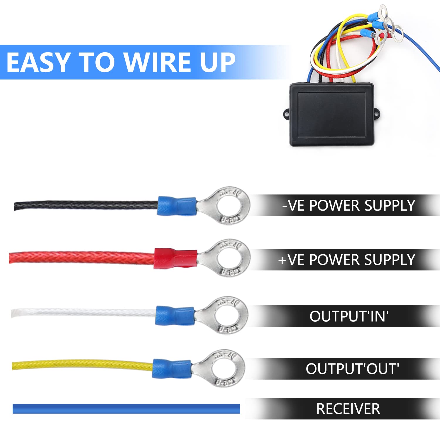 MaySpare indicator light closeup confirming transmitted commands for operator confidence