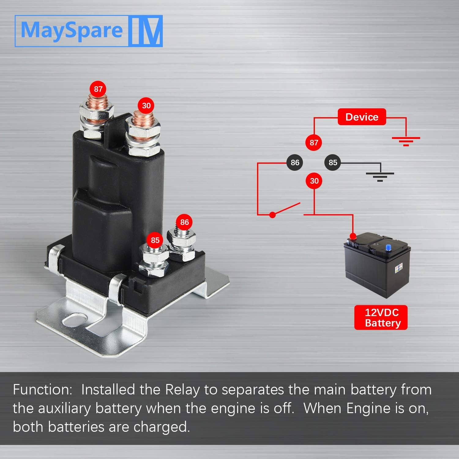 MaySpare detailed shot of contact assembly showing durable materials and reliability