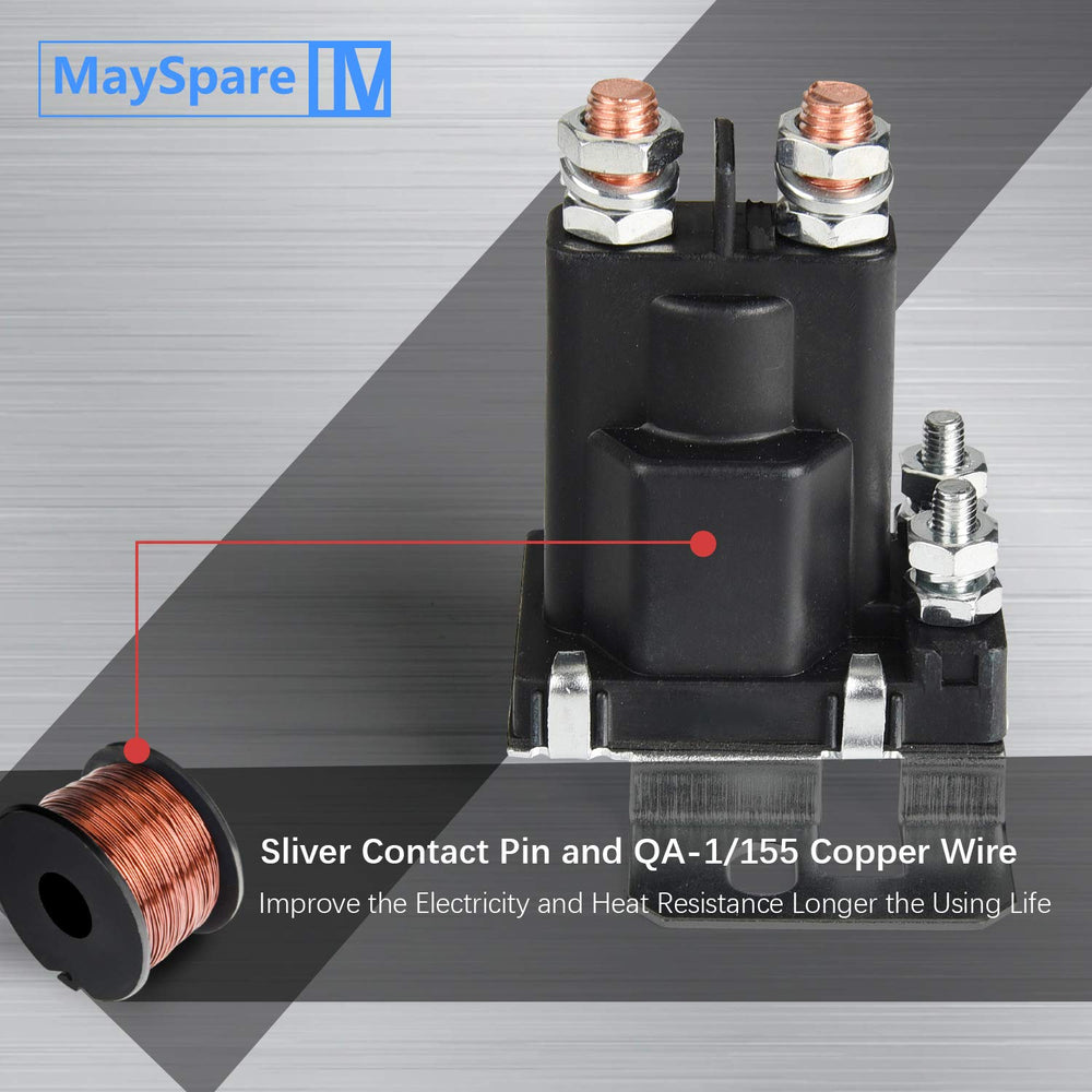 MaySpare close-up of copper contacts and silver pins for low-resistance switching